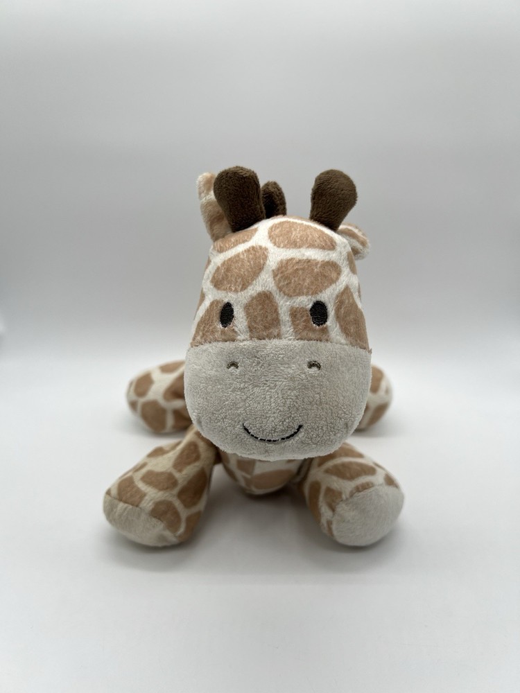 Carter's Plush Musical Wind Up brown cream Giraffe Brahms Lullaby 2014