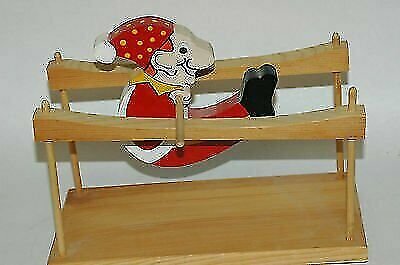 Wonderful Handmade Wood Toy  somersaulting clown Toy
