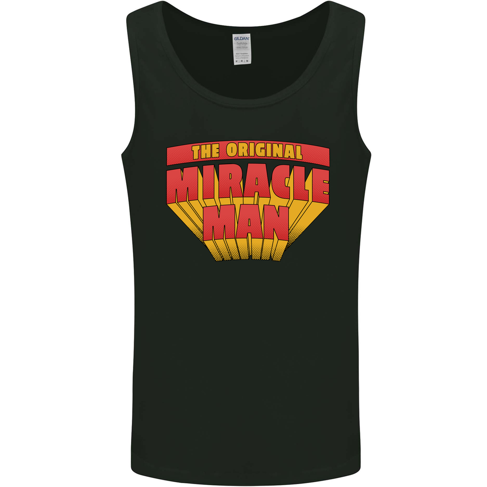 Fathers Day The Original Miracle Man Mens Vest Tank Top