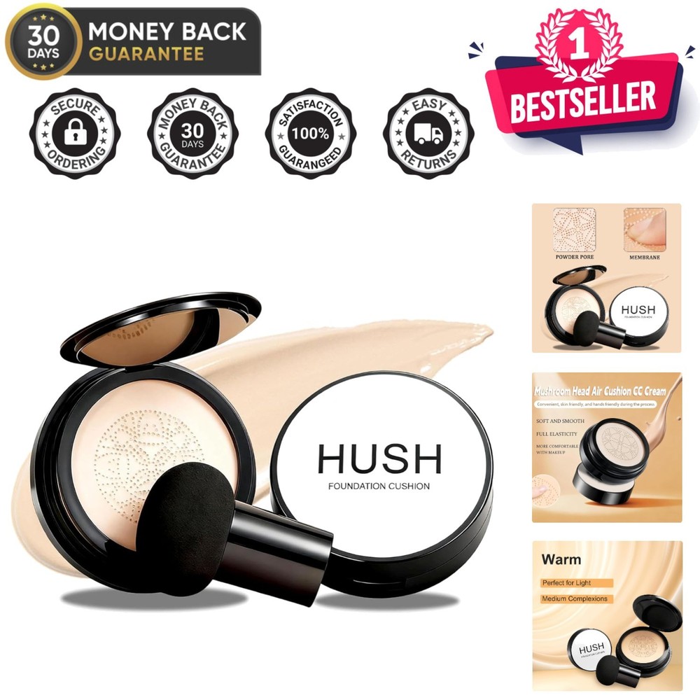 Hush Makeup Foundation for Older Women - Moisturizing, Lightweight Long-Lasti...