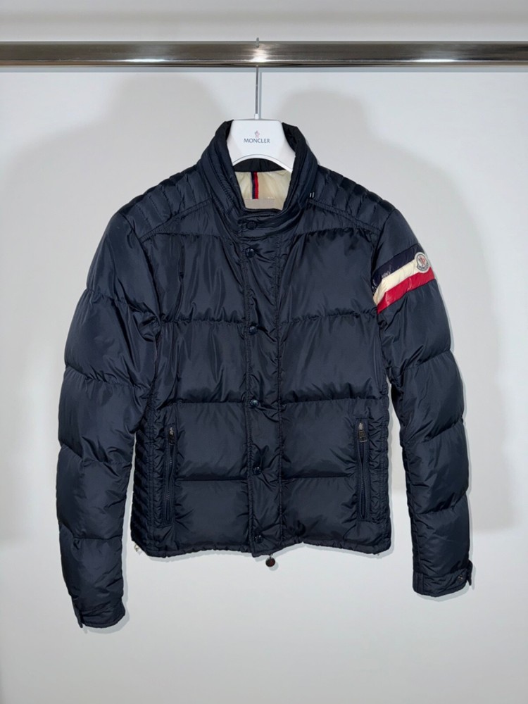 Moncler Chamonix Navy Blue Jacket Size 3 Medium