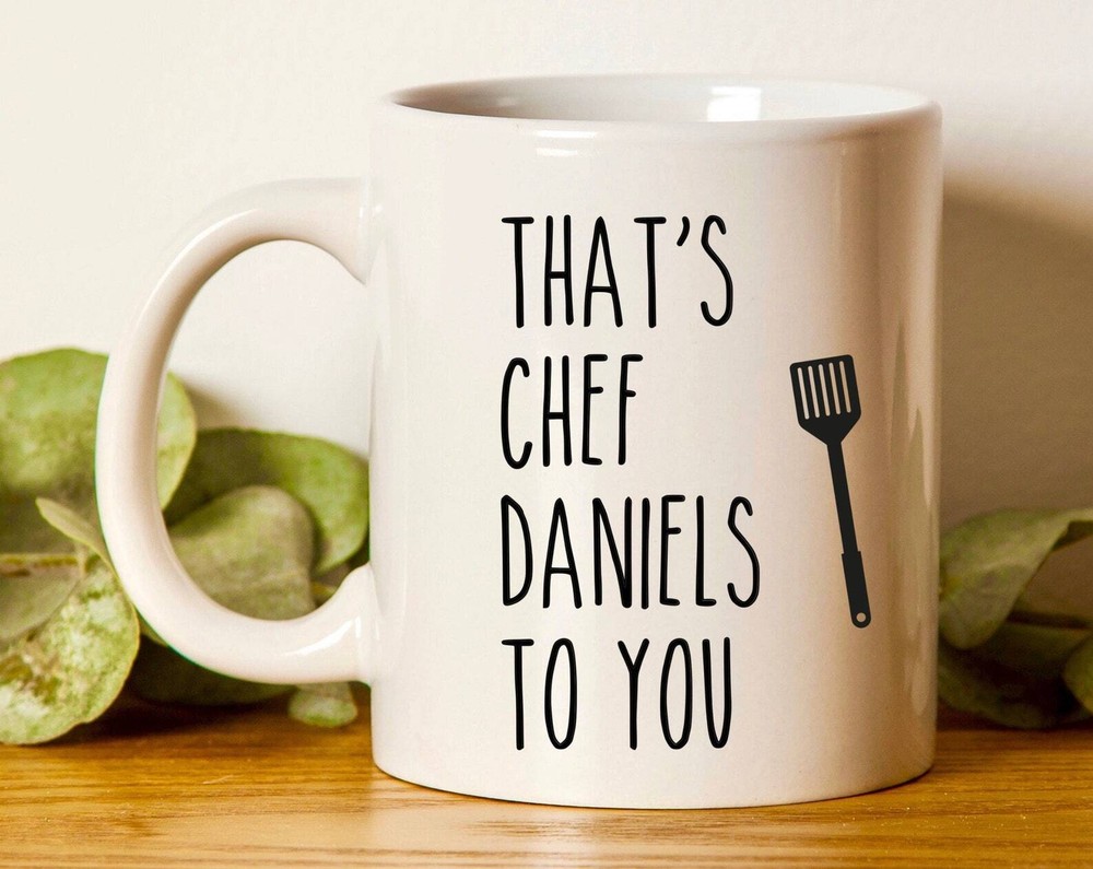 Personalized Chef Mug - Funny Gift for Bakers & Culinary Professionals  