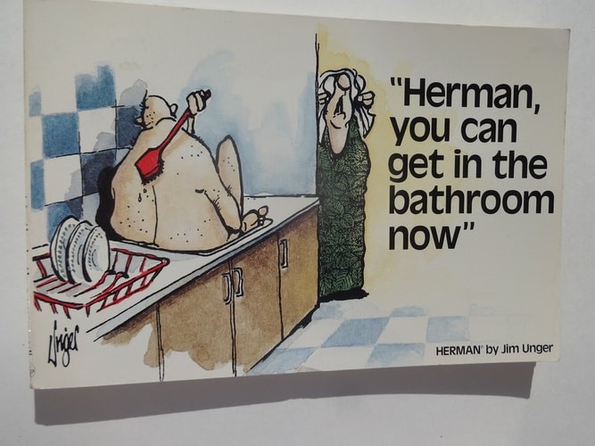 Herman, You Can Get in the Bathroom Now by Unger, Jim, Good Book