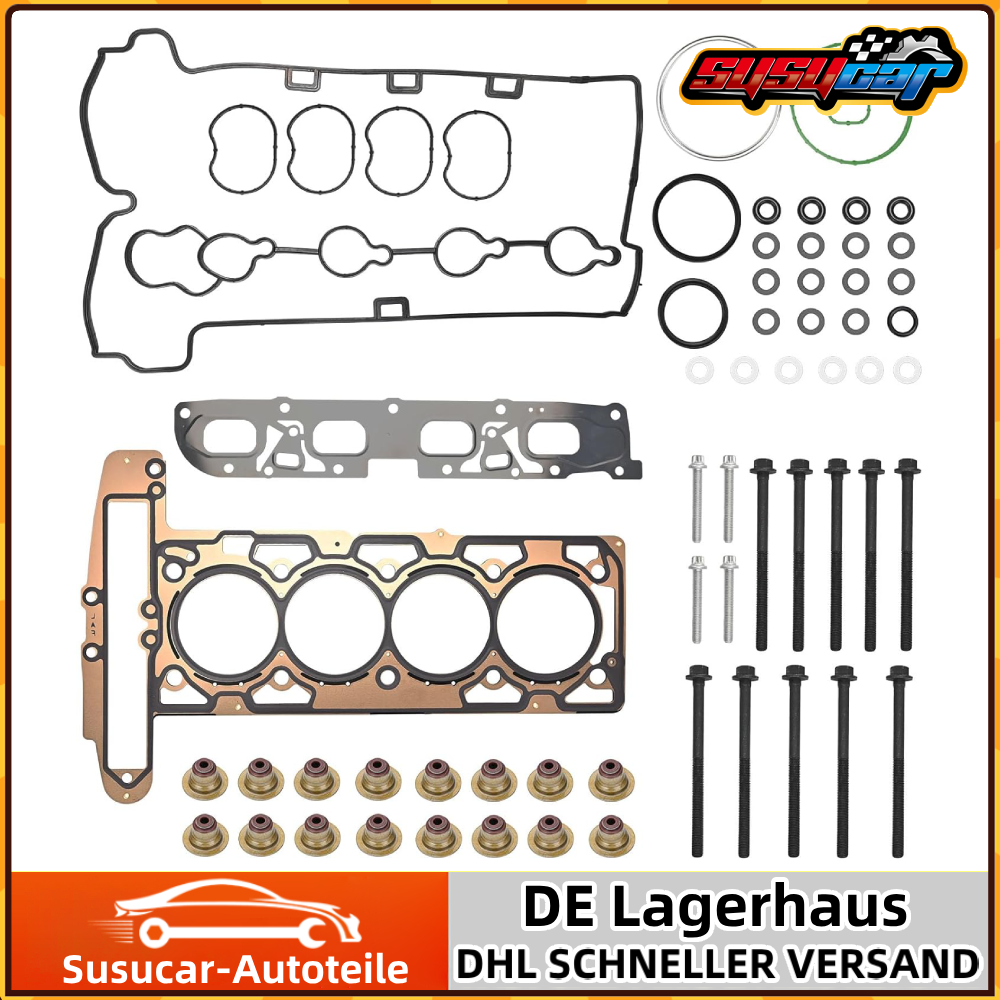 2.4 Cylinder Head Gasket Set with Head Bolts for 2010-2017 GMC Chevy Buick 2.4L