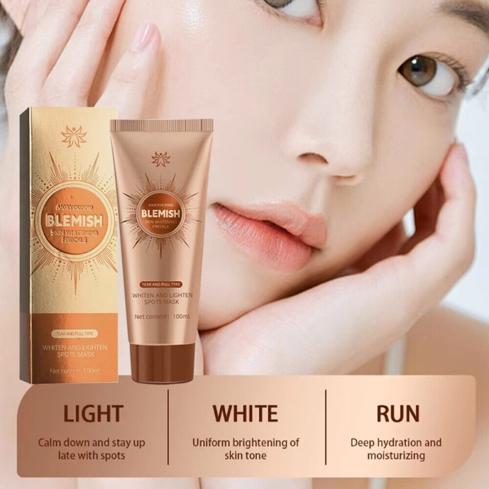 Herbal Spot Peel-Off Facial Mask for Skin Lightening 100g Beauty Treatment
