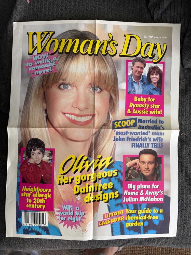 Olivia Newton-John newsagent magazine display poster #2  57cm x 45cm