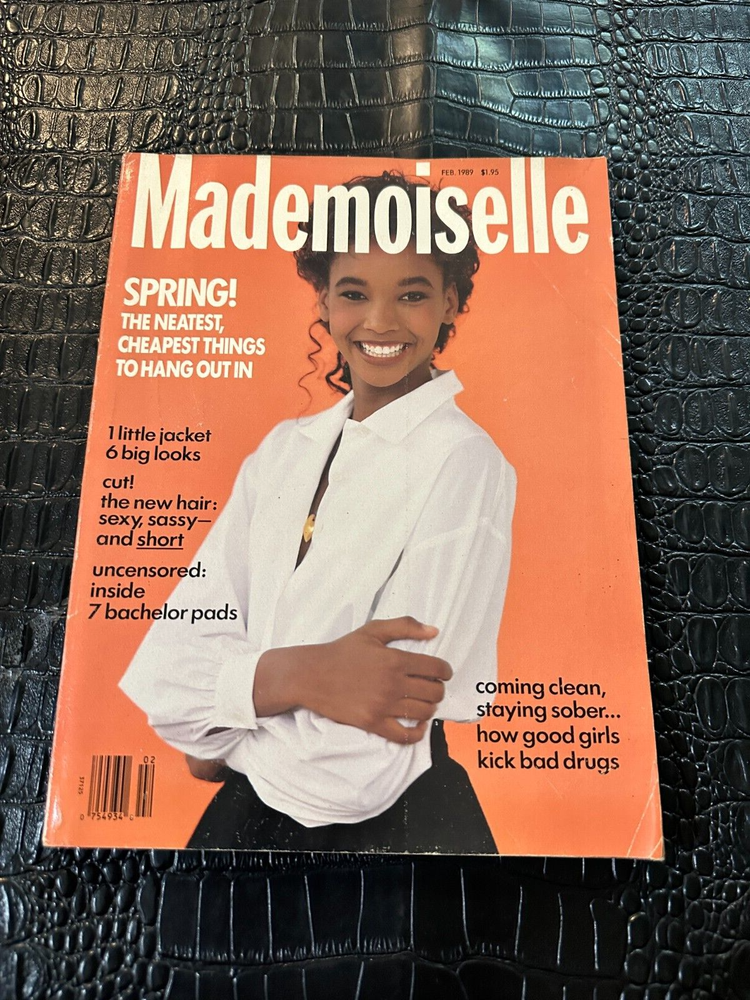 Vintage February 1989 Mademoiselle fashion magazine