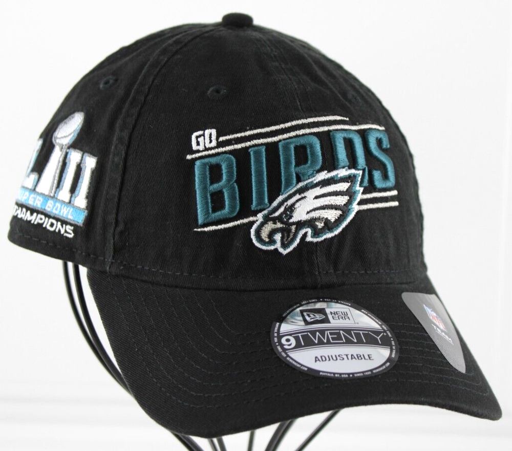 Philadelphia Eagles Mens Hat Go Birds Super Bowl LII 52 Champions Adjustable New