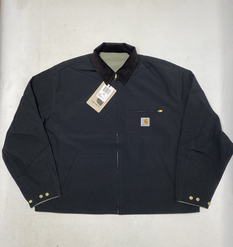 Detroit Jacket Max Carhartt Wip x Invicible Reversible Jacket Size XL Black