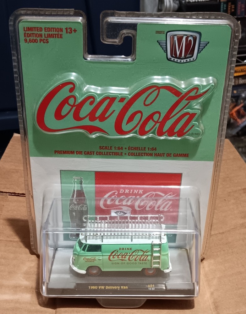 M2 Machines - Coca-Cola 1960 VW Delivery Van - 9,600 Pcs - Near Mint NM - Coke
