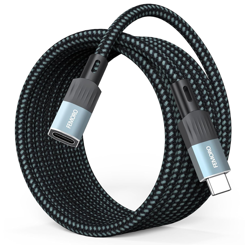 10Ft USB C Extension Cable - 10Gbps, 100W Charging, 4K@60Hz Support