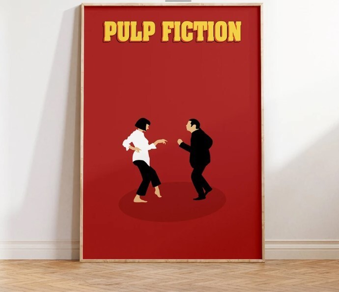 Pulp Fiction Poster - Classic Tarantino Film Print - Iconic Movie Wall Art 7