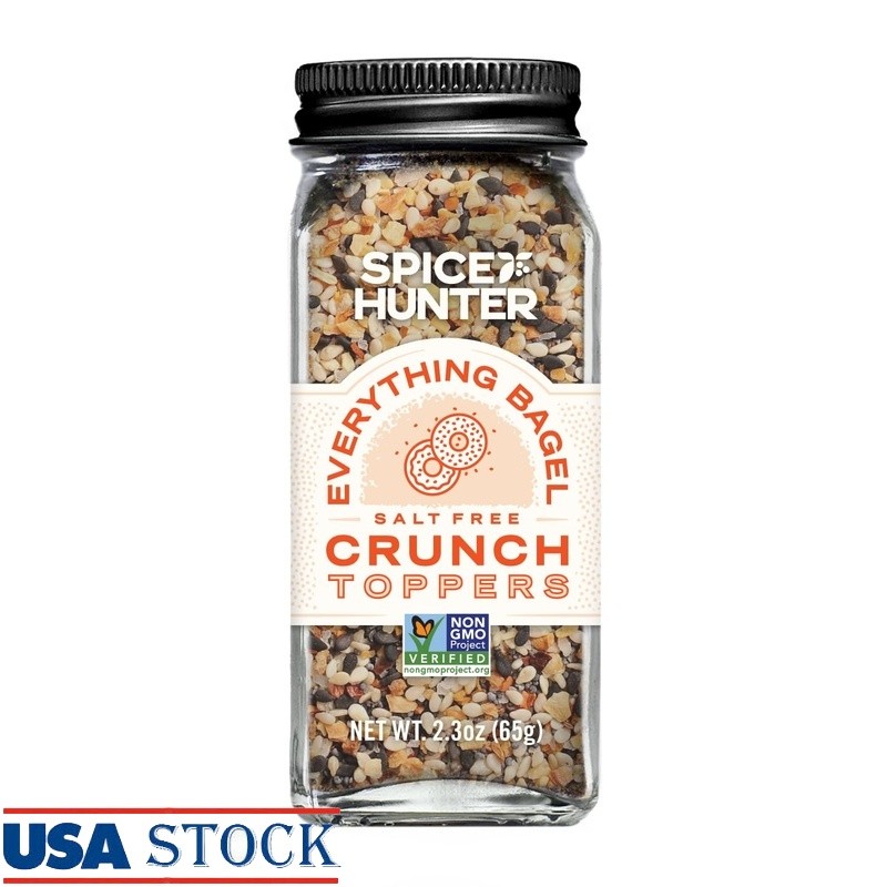 Natural Everything Bagel Seasoning Mix Salt Free Kosher Blend Cooking Baking New