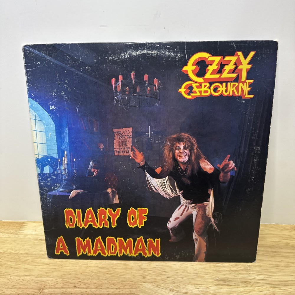 Ozzy Osbourne Diary of a Madman 1981 LP Vinyl FZ 37492 JET