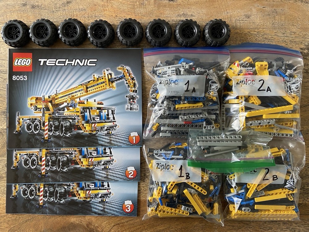 LEGO Technic Mobile Crane 8053 Complete Set Ready to Build