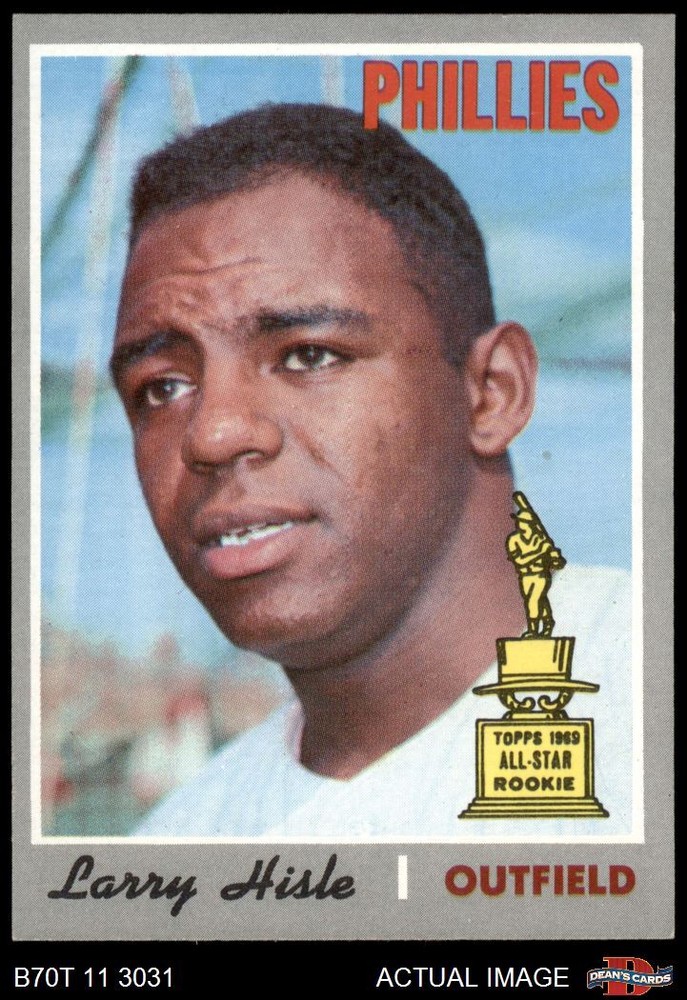 1970 Topps #288 Larry Hisle Phillies ASR 7 NM Baseball Card