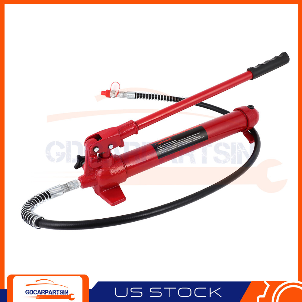 10Ton Porta Power Hydraulic Jack Body Frame Repair Auto Shop Tool Knockout Punch