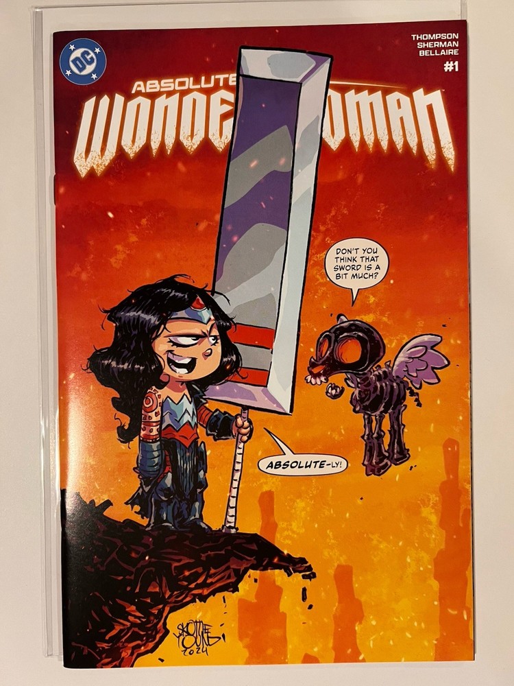 Absolute Wonder Woman #1 Skottie Young  Variant Nm Dc Comics 2025 Exclusive