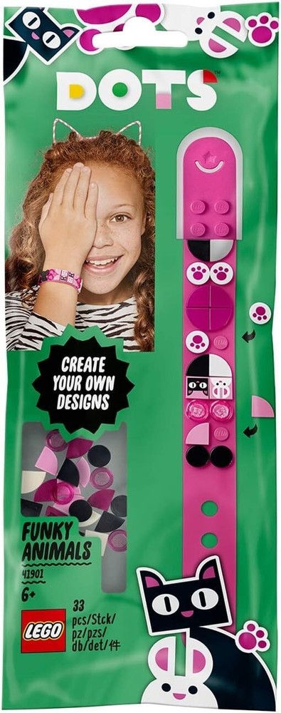 LEGO DOTS: Funky Animals Bracelet (41901)! BNISP! Retired Set! Cats!