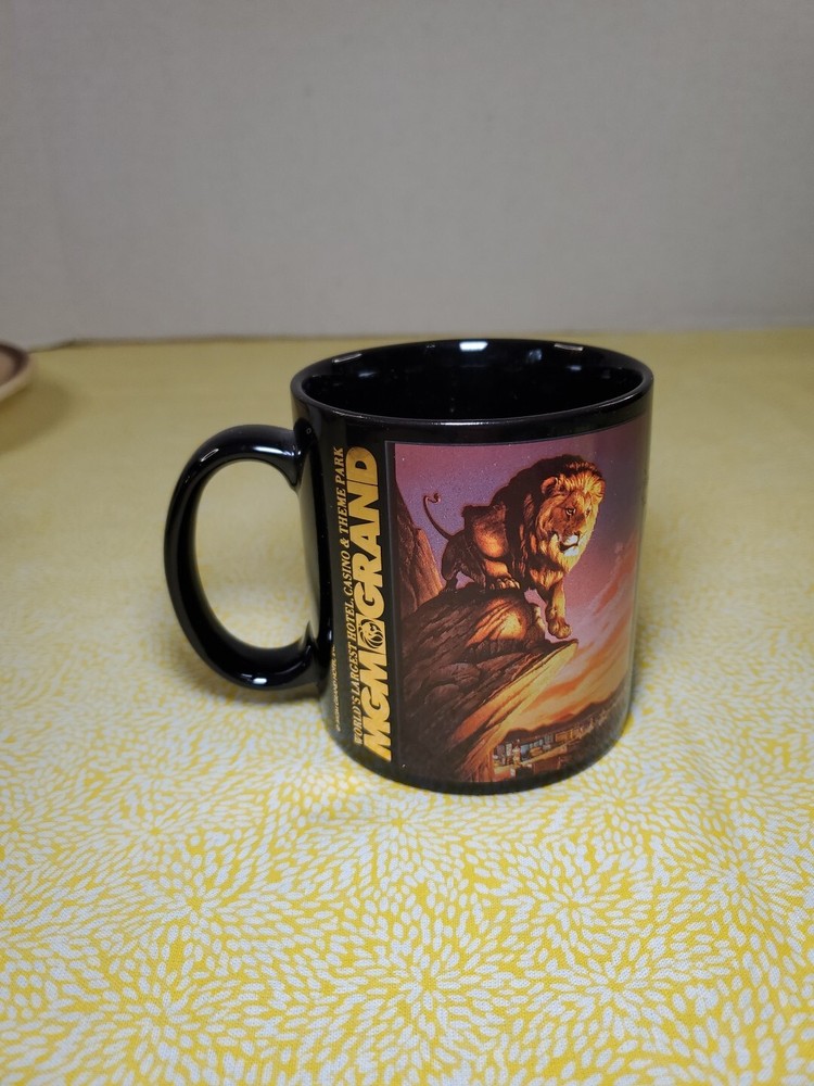 World’s Largest Hotel, Casino & Theme Park MGM Grand Coffee Cup Lion Las Vegas