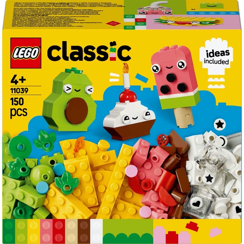LEGO Classic Creative Food Friends Building Kit with 150 Pieces