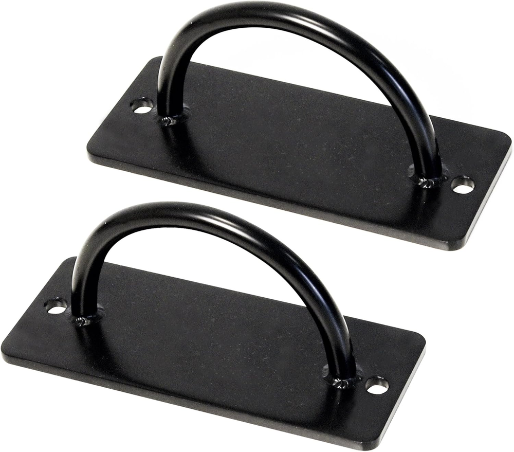 Jungle Gym Fitness Suspension Training Kits with Metal Mounts in Black