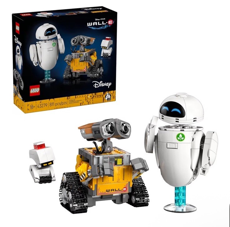 LEGO Disney & Pixar Wall-E & EVE Building Set for Adults, Ages 18+