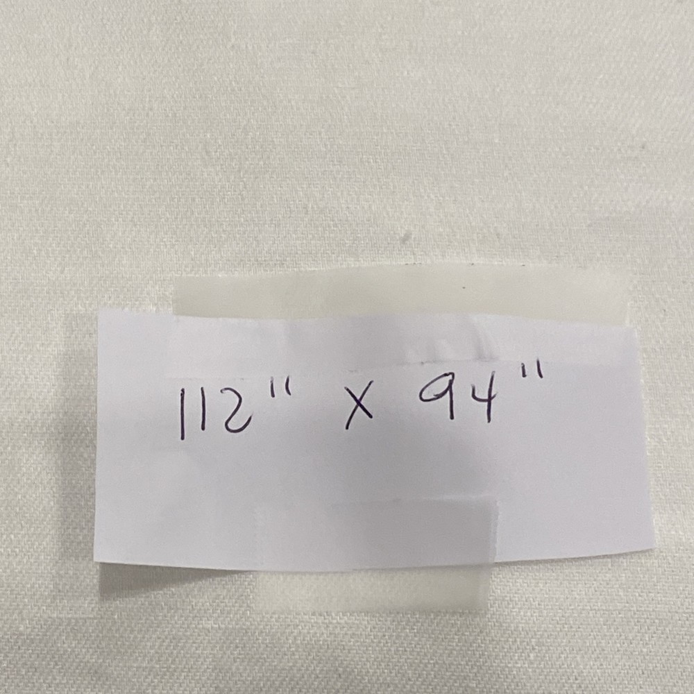 Pieza grande de tela blanca pesada para manteles, servilletas de cena o corredores