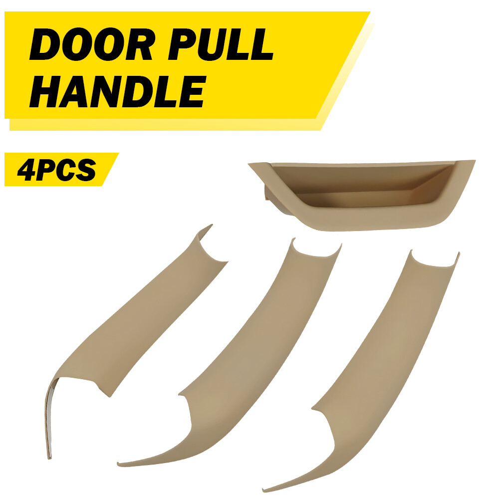 4x LH & RH Interior Door Pull Handle Trim Cover For BMW X3 X4 F25 F26 2010-2017