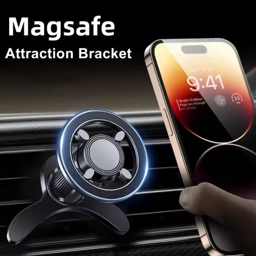 360° Magnetic MagSafe Car Phone Mount Air Vent Dashboard Holder