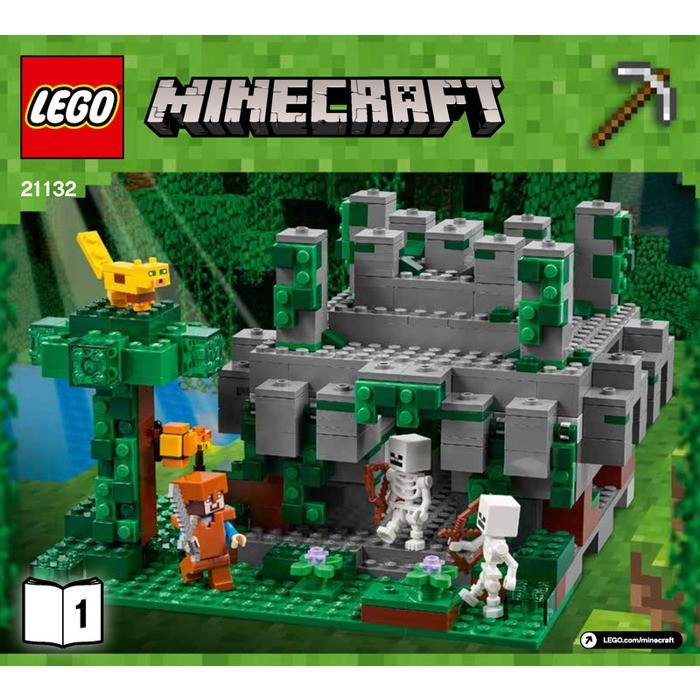 LEGO Minecraft Jungle Temple Adventure Building Set 21132