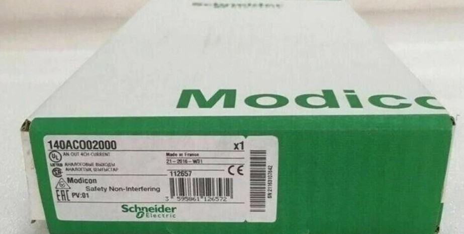 New Schneider 140ACO02000 Analog Output Card Module Expedited Shipping