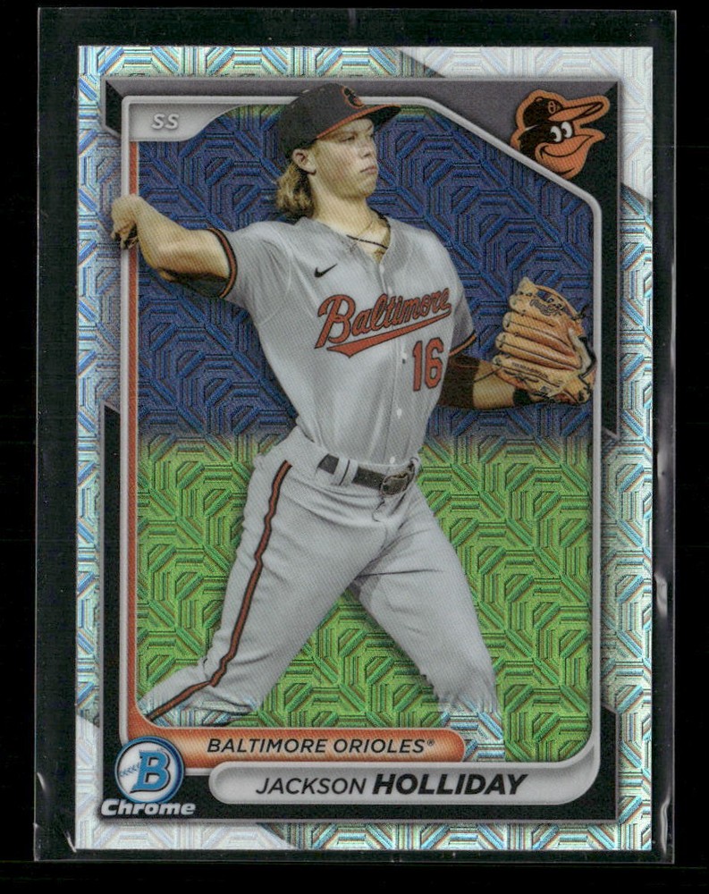 2024 Bowman #BCP-47 Jackson Holliday Chrome Prospects Mojo Refractors