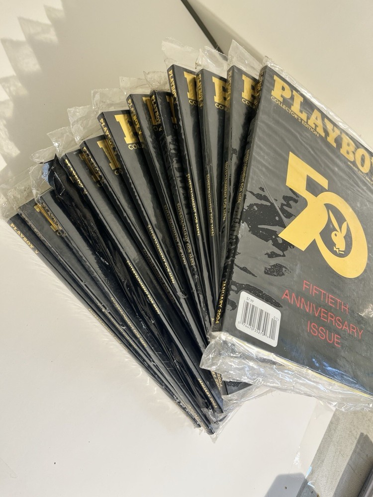 Playboy Magazines January, 2004 50th Fiftieth Anniversary Issue New In Plastic