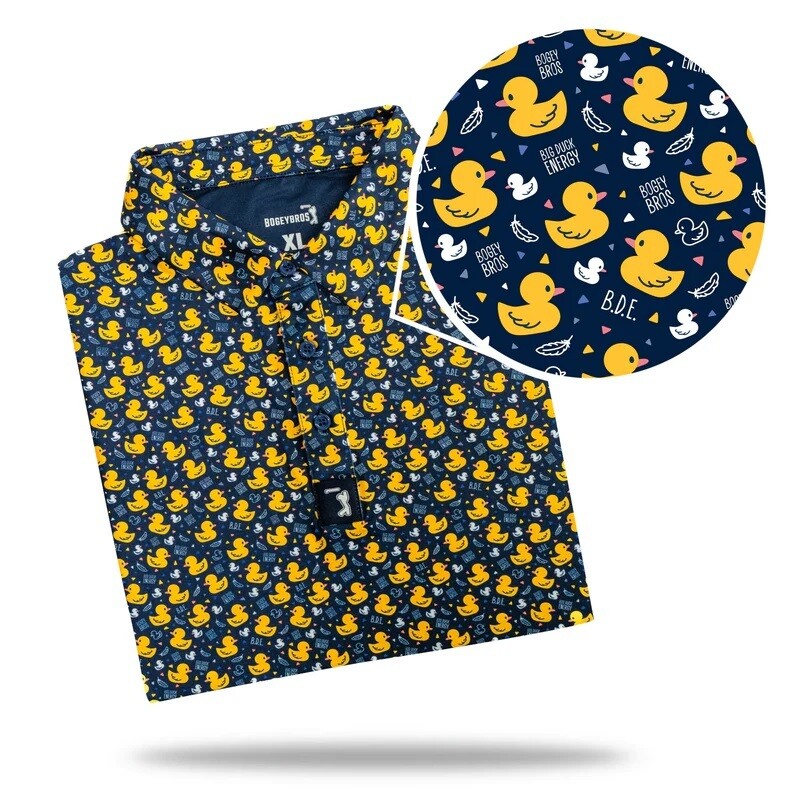 New Bogey Bros Golf Big Duck Energy Polo Small