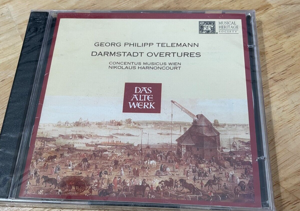 Georg Philipp Telemann Concentus Musicus Wien Nikolaus Harnoncourt Darmstadt 2CD Set