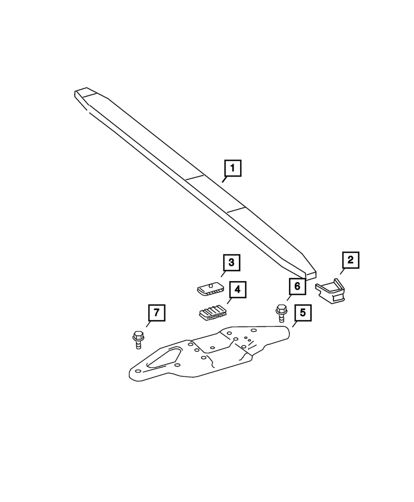 Genuine Mopar Suspension Plate Left 68012193AA