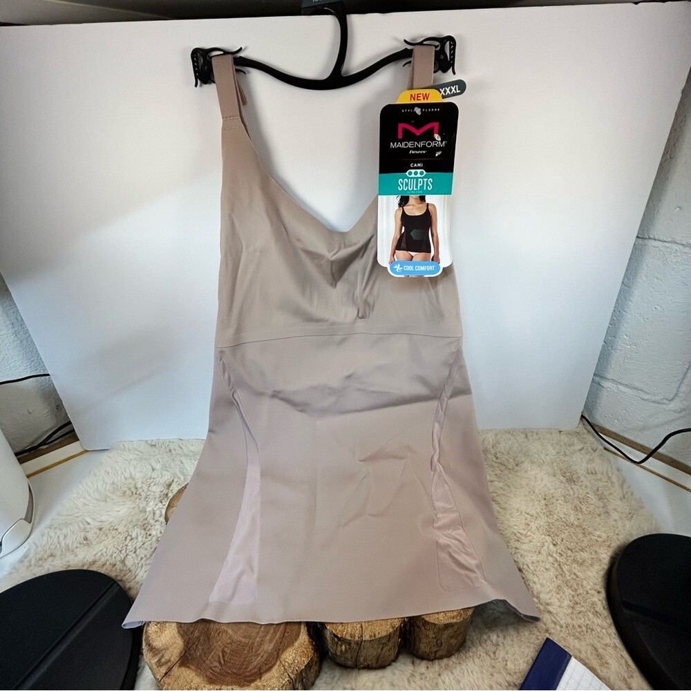 Maidenform Ultra Firm Control Tan Shapewear Camisole XXXL
