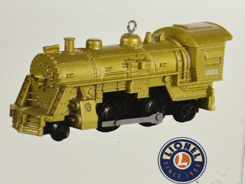2019 Hallmark Keepsake Lionel 1001 Gold Scout Locomotive Limited Edition Ornament