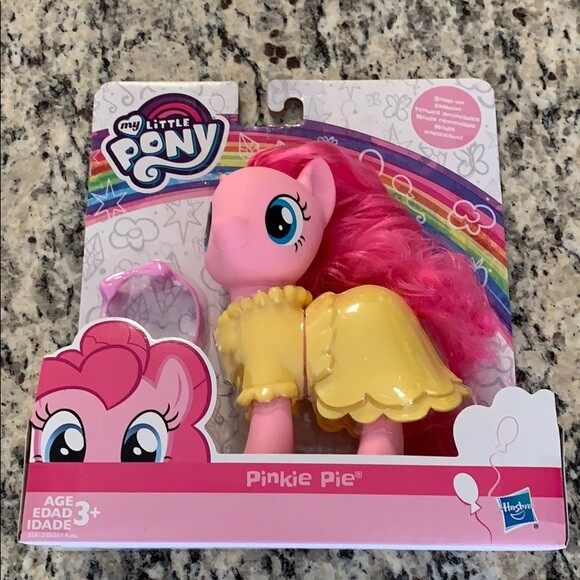 My Little Pony Figure Pinkie Pie Pink Yellow 4 Piece Set 6