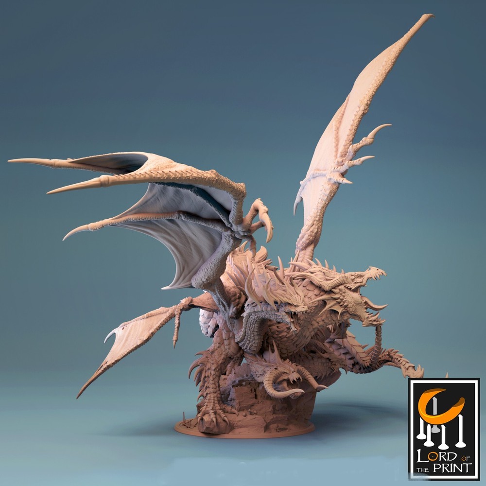 Tiamat tabletop miniature - 3D PRINTED
