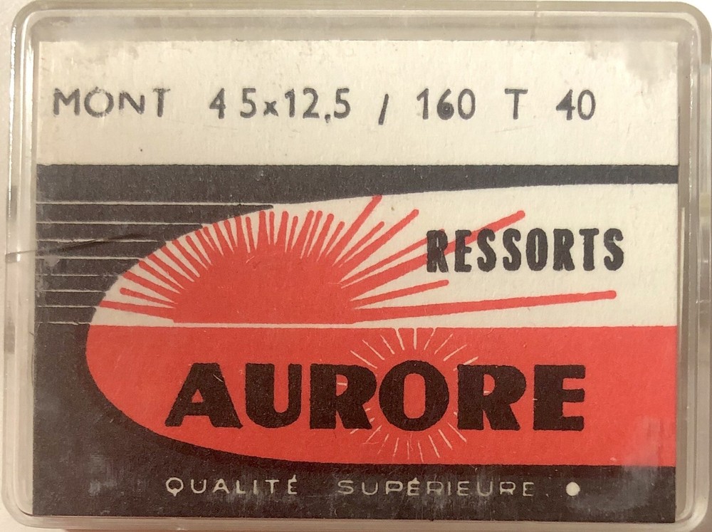 [1X=1 Mainspring] X 8640 1,60 X 0,135 Ø 12 Spring Watch 160 T 40 4,5 x 12,5