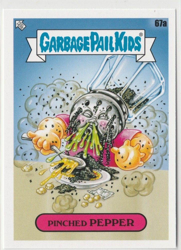 Pinched Pepper #67a Garbage Pail Kids GPK 2021 Food Fight Trading Card