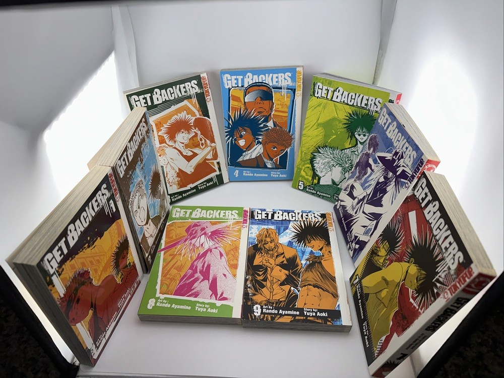 Get Backers Vol 1-24, Infinity Fortress 1, 2 Manga ⚔️ English Get backers Read