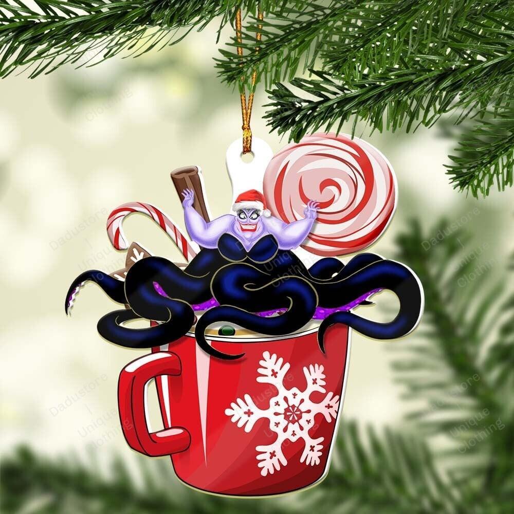 Ursula The Little Mermaid Christmas Ornament  Ursula Villain Car Ornament Gift