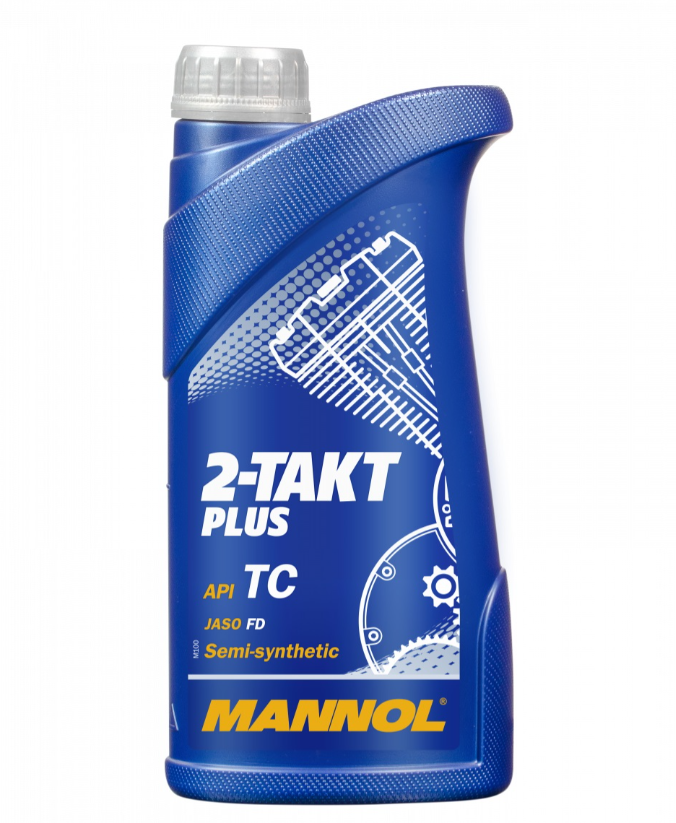 Mannol 7204 2-Stroke Oil API TC for Motorcycles Mopeds Scooters 1L