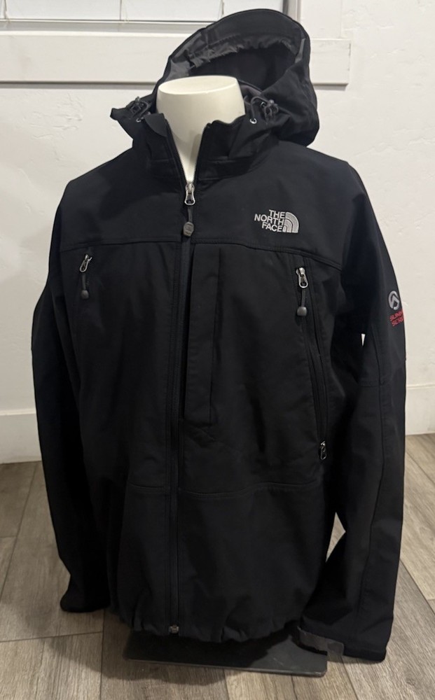 THE NORTH FACE APEX Summit Series full-zip hooded jacket black men’s size Large