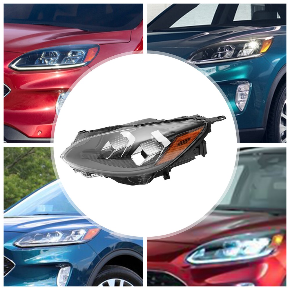 LED Headlight Assembly Driver Left Side For Ford Escape 2020-2023