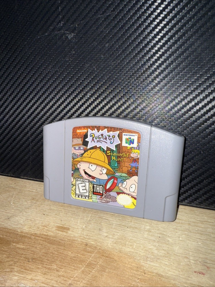 Rugrats Scavenger Hunt Nintendo 64 N64 CARTRIDGE ONLY - TESTED