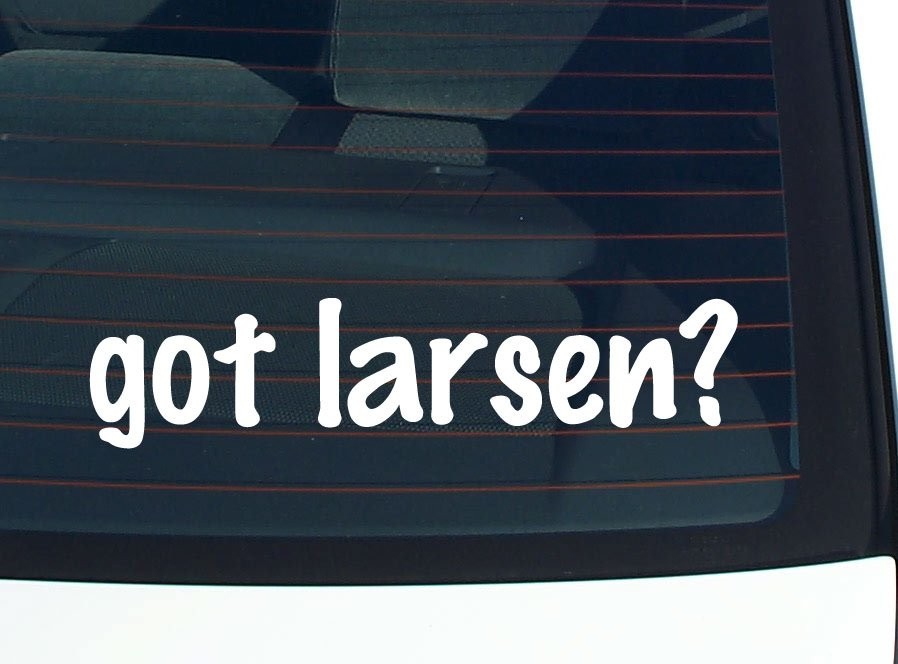 Got Larsen Funny Last Name Car Decal Vinyl Bumper Sticker Window Pride  